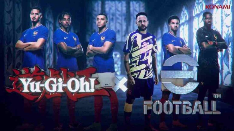 Дуэль на поле eFootball и Yu-Gi-Oh